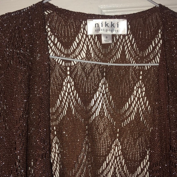 Nikki Poulos Metallic Duster - Picture 2 of 3